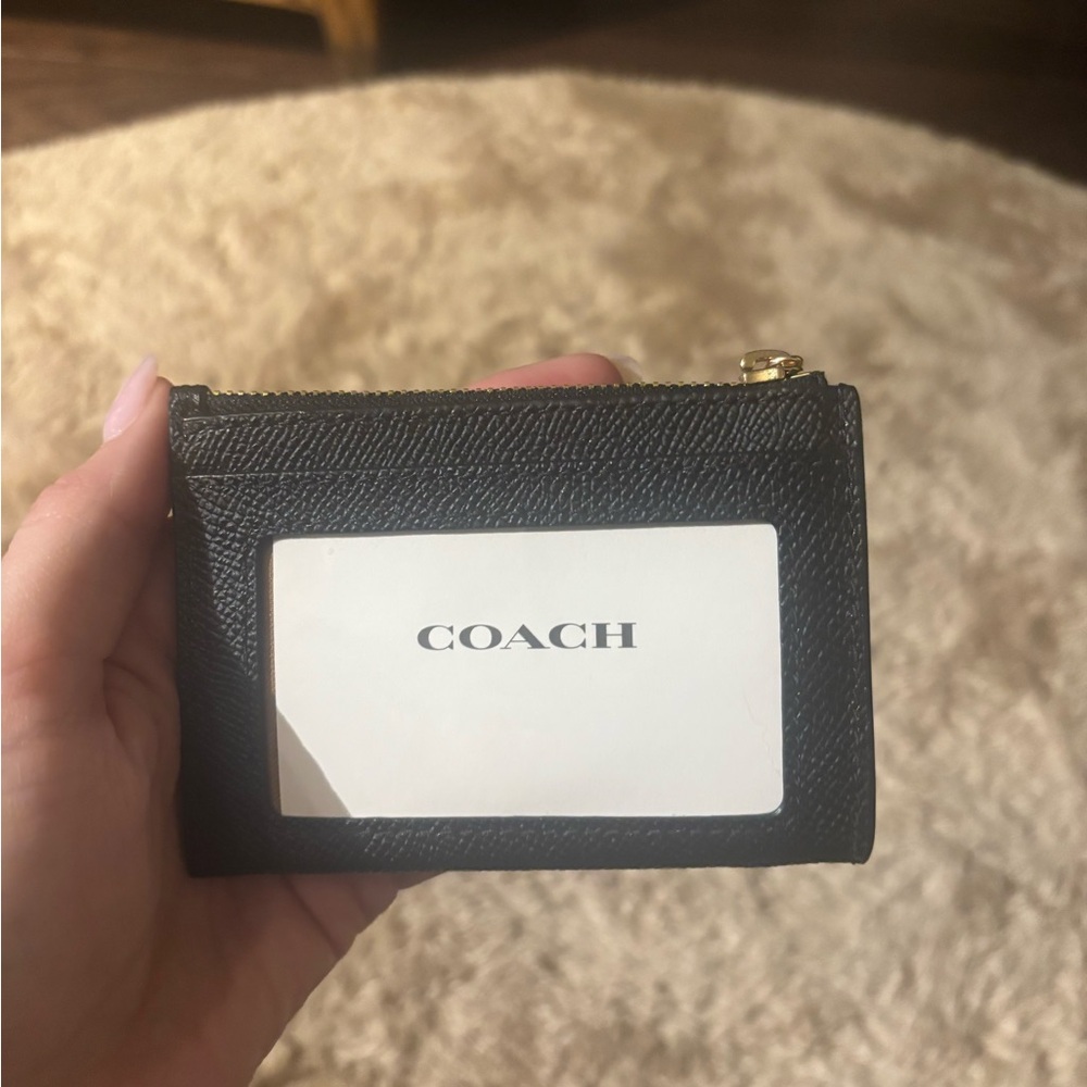 Coach Black Key & Card Holder